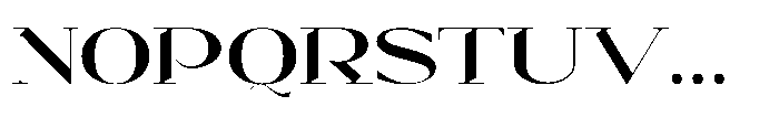 Ginka Font UPPERCASE