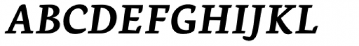 Ginkgo Pro Bold Italic Font UPPERCASE