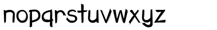 Ginohm Font LOWERCASE