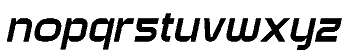 Ginovra Bold Italic Font LOWERCASE