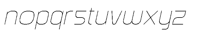 Ginovra Extra Light Italic Font LOWERCASE