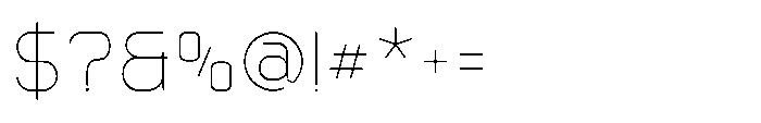 Ginovra Extra Light Font OTHER CHARS
