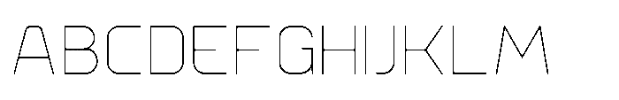 Ginovra Extra Light Font UPPERCASE