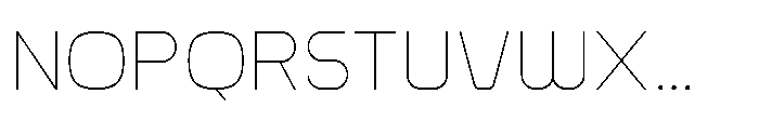 Ginovra Extra Light Font UPPERCASE