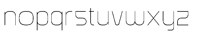 Ginovra Extra Light Font LOWERCASE
