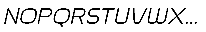 Ginovra Regular Italic Font UPPERCASE