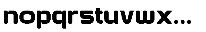 Ginovra Rounded Black Font LOWERCASE