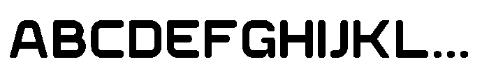 Ginovra Rounded Bold Font UPPERCASE