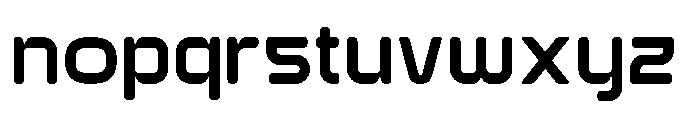 Ginovra Rounded Bold Font LOWERCASE