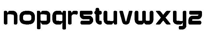 Ginovra Rounded Extra Bold Font LOWERCASE