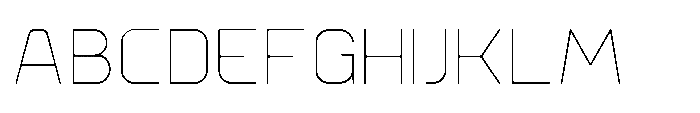 Ginovra Rounded Extra Light Font UPPERCASE
