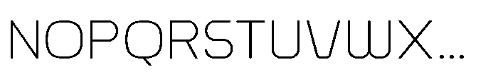 Ginovra Rounded Light Font UPPERCASE