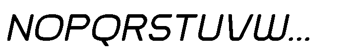 Ginovra Rounded Medium Italic Font UPPERCASE