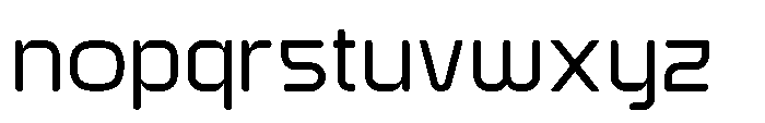 Ginovra Rounded Medium Font LOWERCASE
