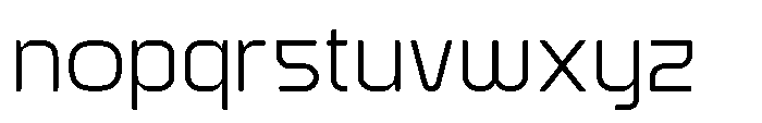 Ginovra Rounded Regular Font LOWERCASE