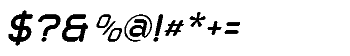 Ginovra Rounded Semi Bold Italic Font OTHER CHARS