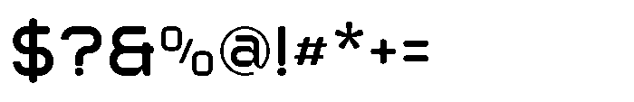 Ginovra Rounded Semi Bold Font OTHER CHARS