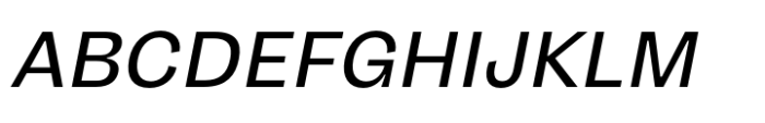 Gintona Sans Regular Slant Font UPPERCASE