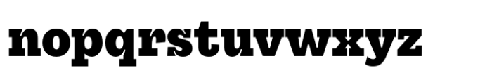 Gintona Slab Black Font LOWERCASE