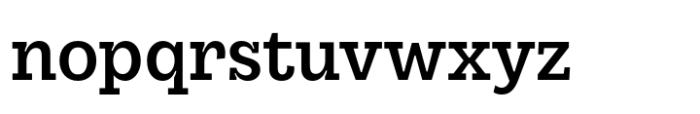 Gintona Slab Medium Font LOWERCASE