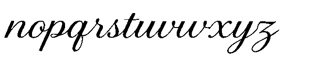 Giola Font LOWERCASE