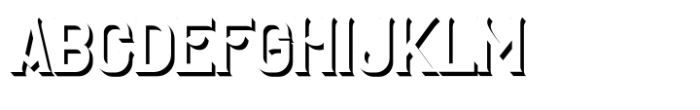 Giona Layered Vintage  Shadow Font UPPERCASE