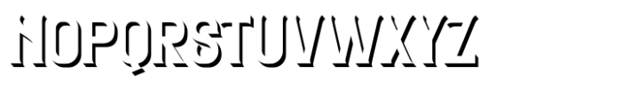 Giona Layered Vintage  Shadow Font UPPERCASE