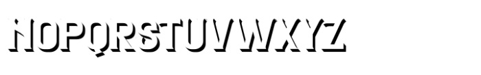 Giona Layered Vintage  Shadow Font LOWERCASE