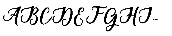 Giorentha Font UPPERCASE