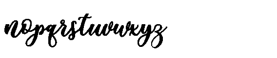 Giorentha Font LOWERCASE