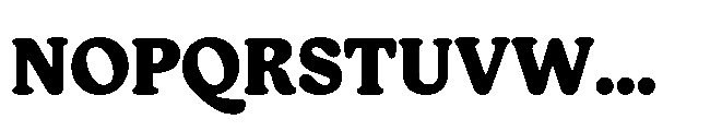 Giorgia Black Font UPPERCASE