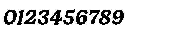 Giorgia Bold Italic Font OTHER CHARS