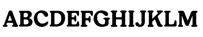 Giorgia Bold Font UPPERCASE