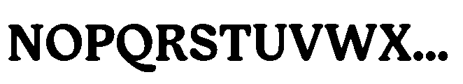 Giorgia Bold Font UPPERCASE