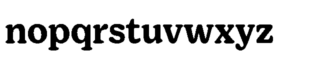 Giorgia Bold Font LOWERCASE