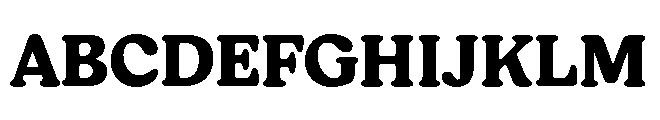 Giorgia Extrabold Font UPPERCASE