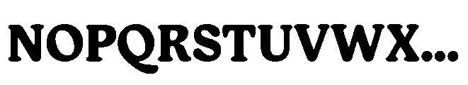 Giorgia Extrabold Font UPPERCASE