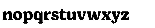 Giorgia Extrabold Font LOWERCASE
