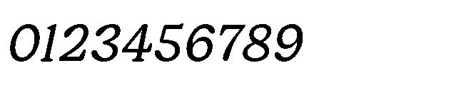 Giorgia Light Italic Font OTHER CHARS