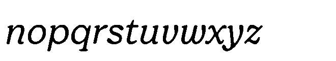 Giorgia Light Italic Font LOWERCASE