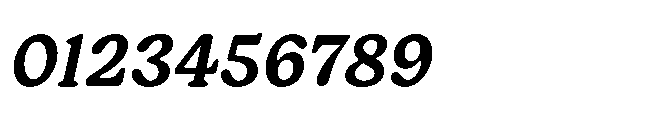 Giorgia Medium Italic Font OTHER CHARS