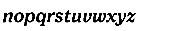 Giorgia Medium Italic Font LOWERCASE