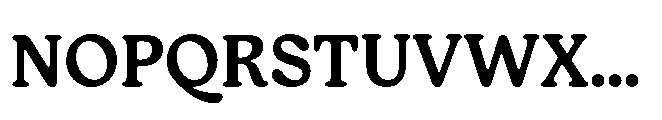 Giorgia Medium Font UPPERCASE