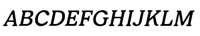 Giorgia Regular Italic Font UPPERCASE