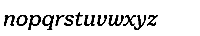 Giorgia Regular Italic Font LOWERCASE