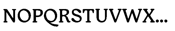 Giorgia Regular Font UPPERCASE