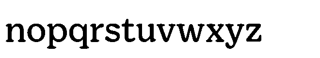 Giorgia Regular Font LOWERCASE