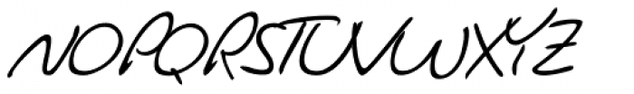 Giorgio Handwriting Font UPPERCASE
