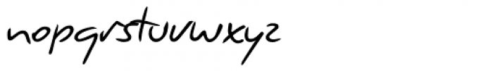 Giorgio Handwriting Font LOWERCASE