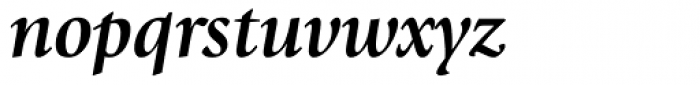 Giovanni Bold Italic Font LOWERCASE